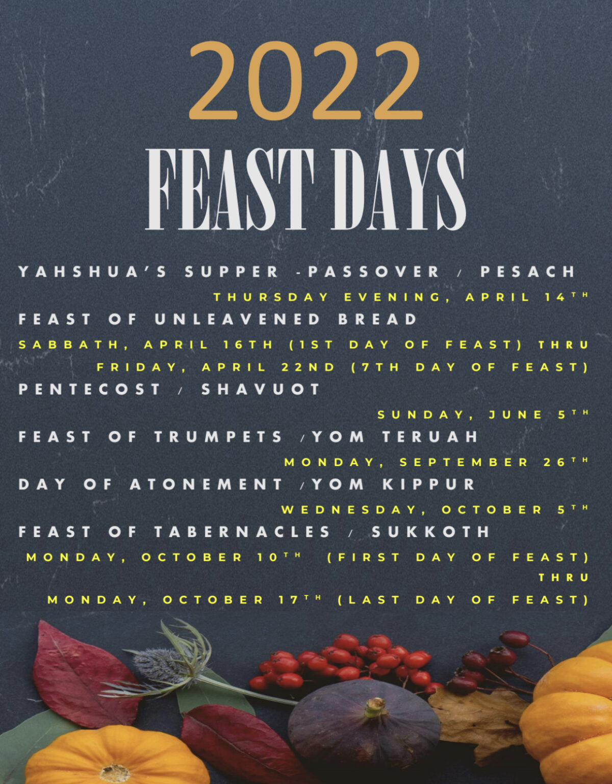 Feast Days